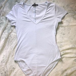 Light blue body suit